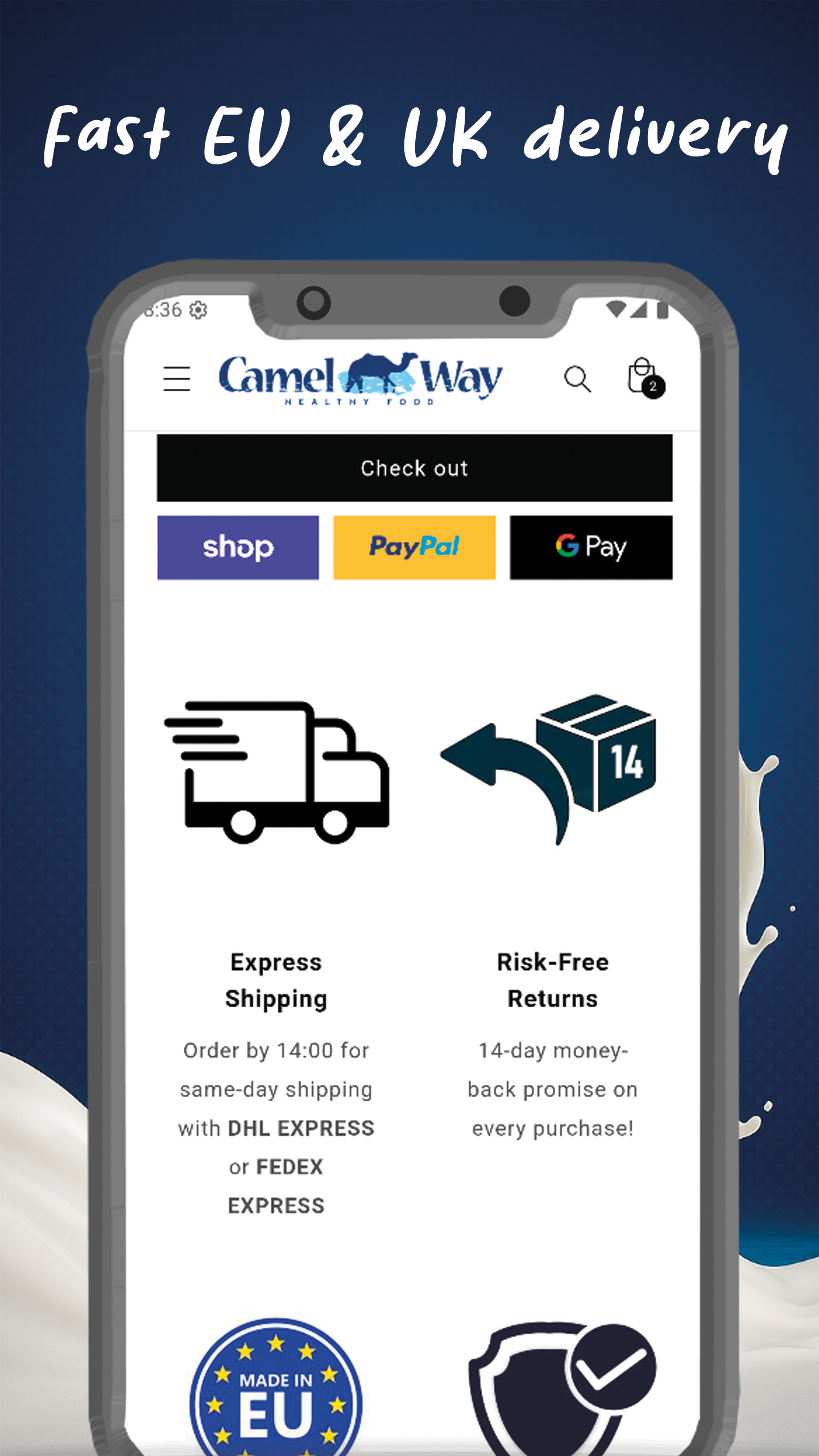 Fast EU & UK Shipping